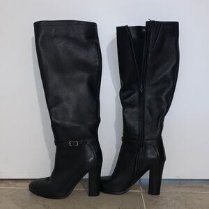 Nine West Black Heeled Boots
